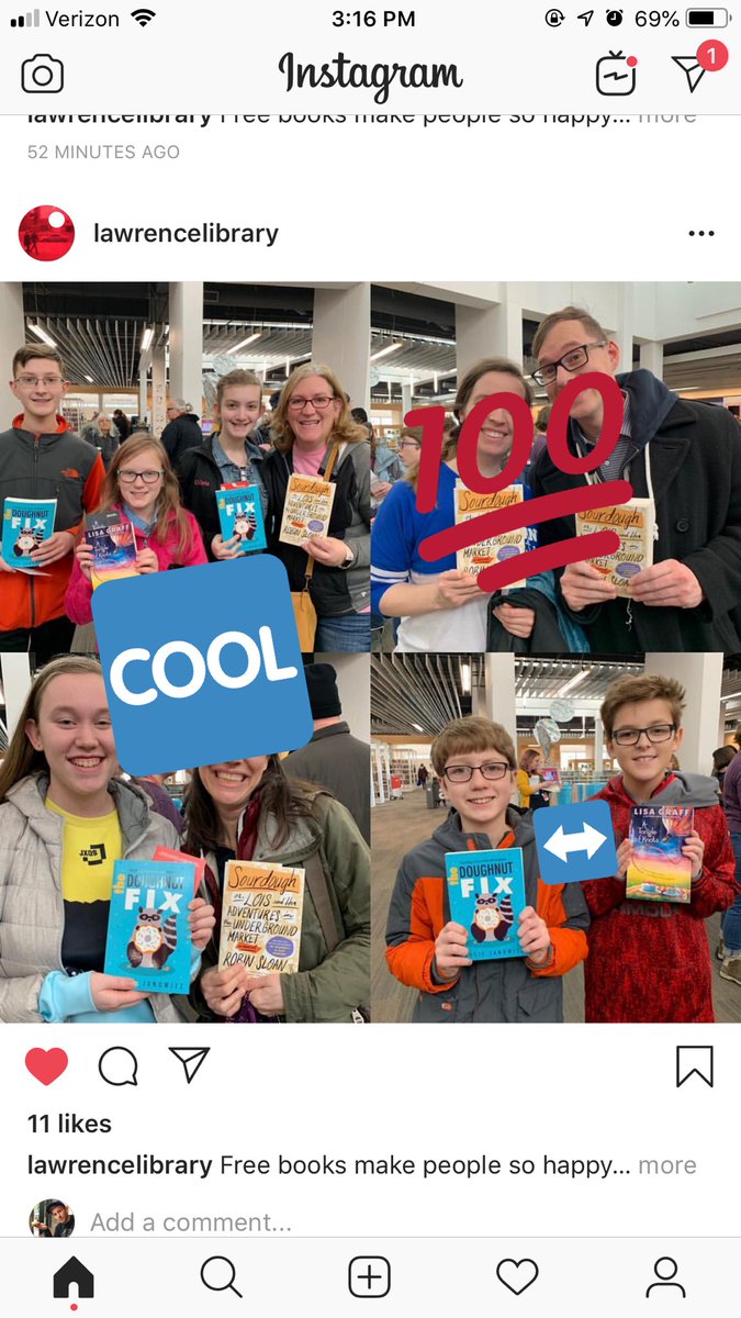 MrDaleyLeads's tweet photo. Nothing better than seeing a former #5thgrader and his current #5thgrade brother getting free books from @lawrencelibrary for #RAL2019. Lawrence is lucky to have such a neat place making reading easy and cool! #ReadersAreLeaders #WLRiverhawks #SnowDayReflections https://t.co/8esL2h5Pg3
