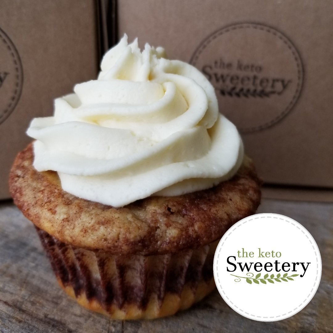 Our Wortley location opens tomorrow and we're bringing a few of our favourite things to go with your favourite cup of coffee. <a href="/theKetoSweetery/">TheKetoSweetery</a>, one of our favourite (keto) bakeries, will feature their Cinnamon bun cupcake to start. #findyourperfectcup #wortleyvillage #keto