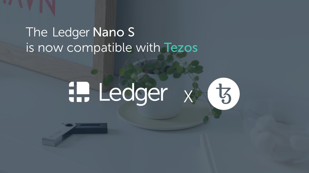 We are thrilled to welcome a new crypto asset to the Ledger platform with <a href="/tezos/">Tezos</a>. The Tezos app is now available on Ledger Live for the Ledger Nano S.

Start securing your Tezos with a Ledger Nano S!

Read more here: ledger.fr/2019/01/23/tez…

#crypto #XTZ