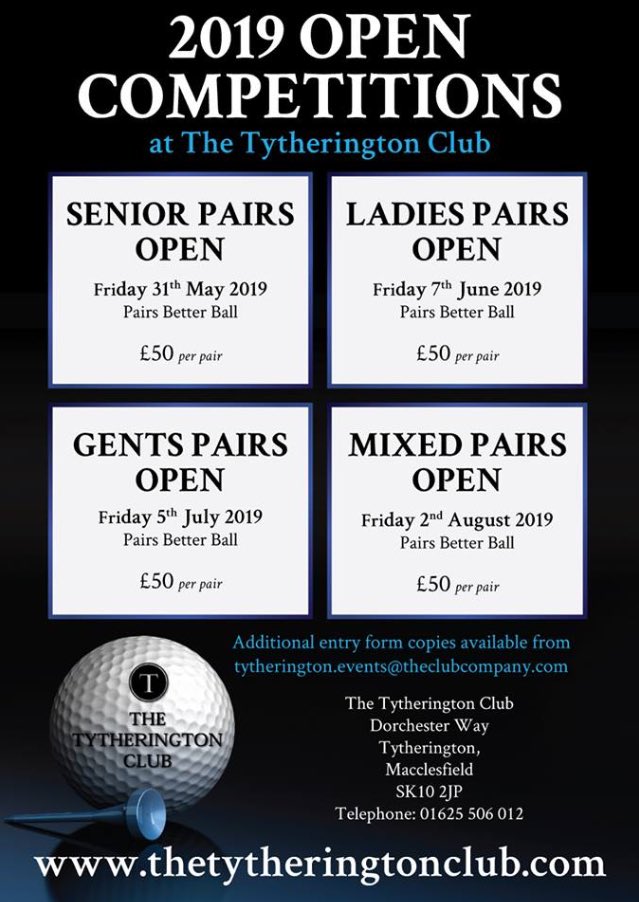 OpengolfcompsC's tweet image. The Tytherington Club in Cheshire. #2019 #OpenGolfComps