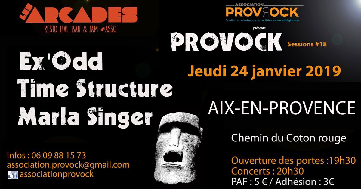 exoddmusic's tweet photo. @aixmaville are you ready to #rock ? 🎶🎸🥁🎹 Demain soir on est en #concert chez @AssoAixQui #lesarcades grâce @ProvockAsso ! 🗿😎 #exodd #aixmaville #provence #sortie #culture #musique #spectacle #show #progressiverock #instrumental #cinematic #spacerock #aixenprovence #provock https://t.co/lN65EEz7ao