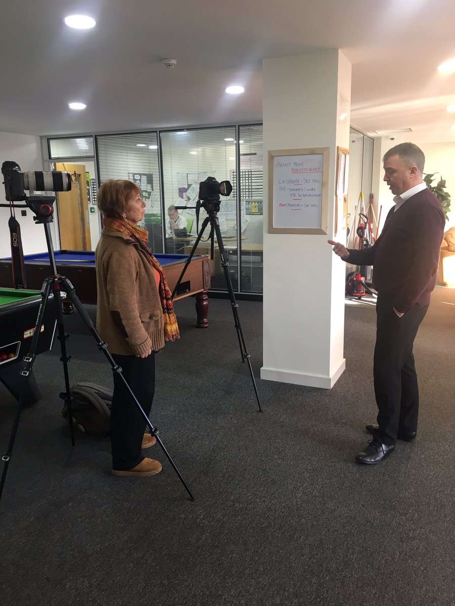 recyclinglives's tweet image. We’ve got @littleladyval from the Corbett Network visiting our charity today, interviewing @RL_Alasdair to feature our work in a film encouraging other employers to take on ex-offenders #releasepotential #rehabilitation #opportunities #offenders