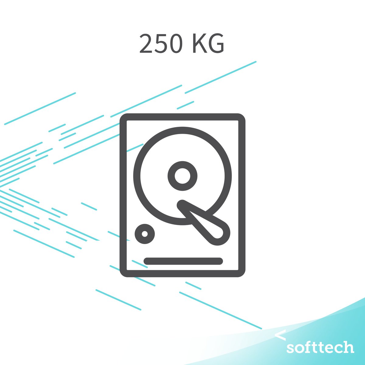 Softtechas's tweet image. 1980 yılında 1 GB kapasitesindeki bir sabit diskin 250 kg ağırlığında olduğunu biliyor muydun? #CodeIsPoetry