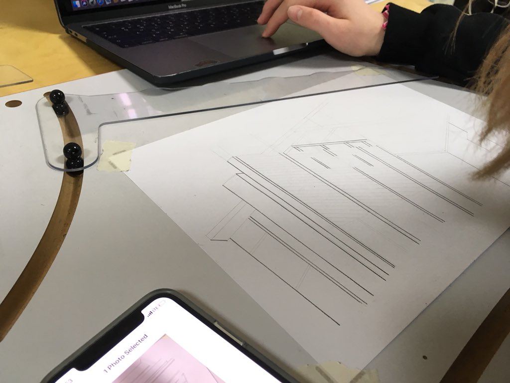 jean2loup's tweet photo. Grade7 #designers learning how to communicate their ideas @GSISKorea
.
#3Dboard is a great tool for #perspective #technicaldrawing
.
#wakawaka #myp #mypdesign #KnightsROK https://t.co/DxvWFJe0Ut