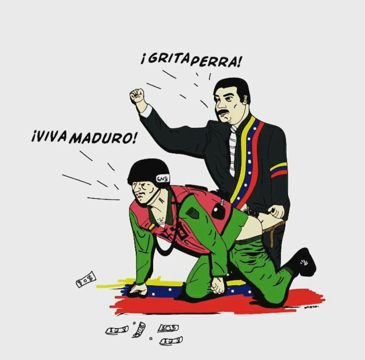 Guaro_MCR1's tweet photo. #23Ene LA VERDADERA FUERZA ARMADA DE VENEZUELA, LAS PERRAS PROSTITUTAS DEL REGIMEN. LAS RATAS MAS GRANDES QUE EXISTEN... GENERALES DE PACOTILLA SOLDADOS CIEGOS https://t.co/cA5HmK1mVa