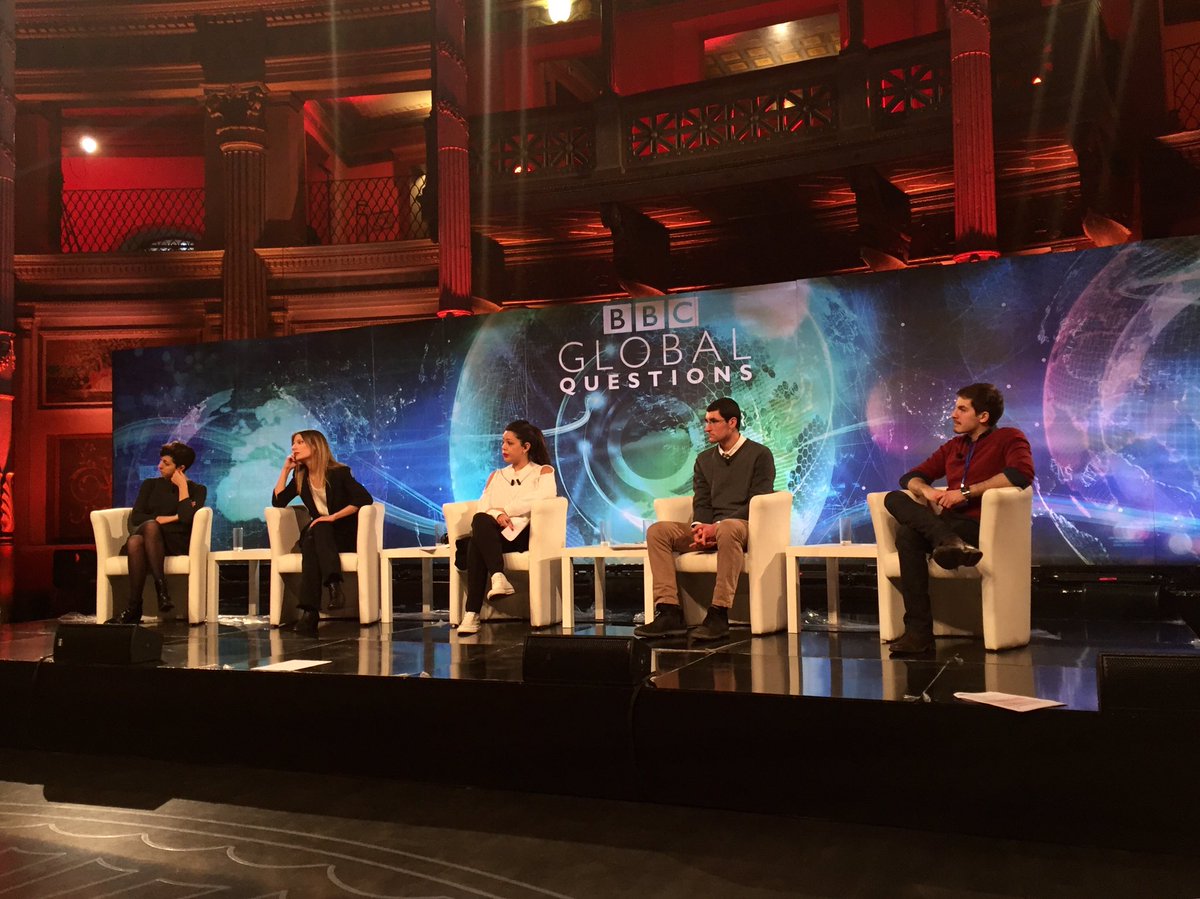 GiuliaDone's tweet photo. Second rehearsal day at @BBCGlobalQuest before tonight’s recording at Acquario Romano. So glad to attend
#bbcglobalquestions #bbc #Rome https://t.co/Dhz9vKjTjq