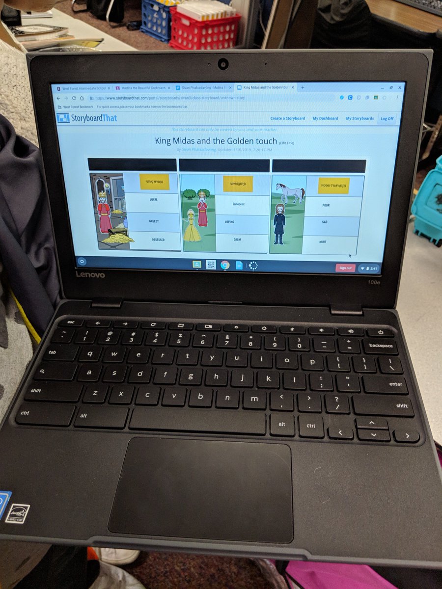 sbroyster's tweet image. Enhancing vocabulary acquisition and reading analysis with Hyperdocs and @StoryboardThat in @DrMaryClark1&apos;s classroom @WestForestInt The students love creating storyboards to demonstrate their learning in class. #OpelikaEdtech #MyOpelika @opelikaschools #onetoonemakesitpossible