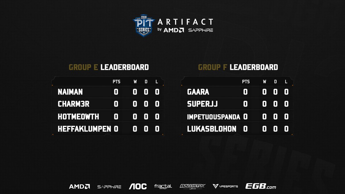 OGAartifactPIT's tweet photo. Today we'll be streaming Group F of OGA ARTIFACT PIT. The first match of the day will be @TempoGaara vs @coL_superjj102.

⏰16:00 CET 
📺 https://t.co/tixYQ8tHeB https://t.co/hxBX9UqMla