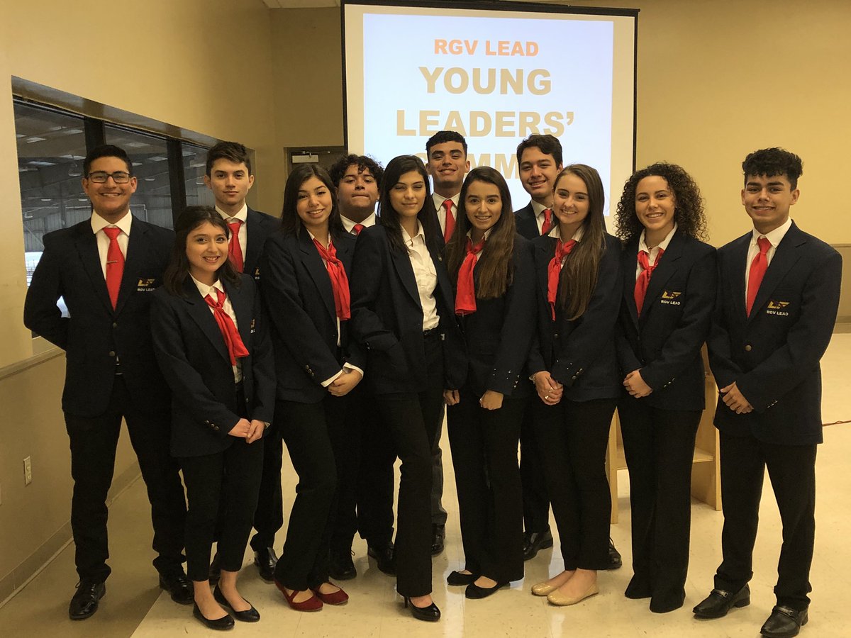 This years Los Fresnos RGV LEAD students getting ready to attend the 2019 Young Leaders’ Summit.