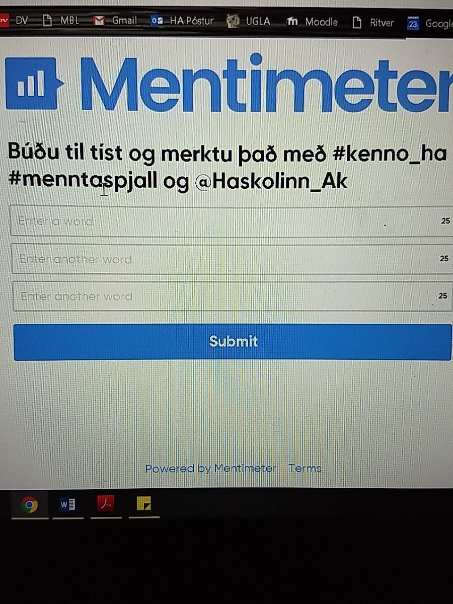 Bara að fylgja fyrirmælum 🤷‍♀️

#kenno_ha #menntaspjall <a href="/Haskolinn_Ak/">Háskólinn á Akureyri / University of Akureyri</a>