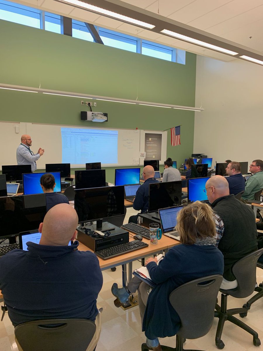 EssexNorthShore's tweet photo. CTE teachers attending advanced Skills Plus training with Mr. Ducharme. #ENSProfessionalDevelopment #ENSStaff #HawkTalk #ENSATS https://t.co/wjlZNR8YGN
