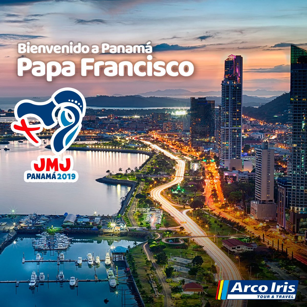 Bienvenido Papa Francisco y todos los peregrinos que nos visitan. Disfruten de lo bello y cálido de nuestro país.