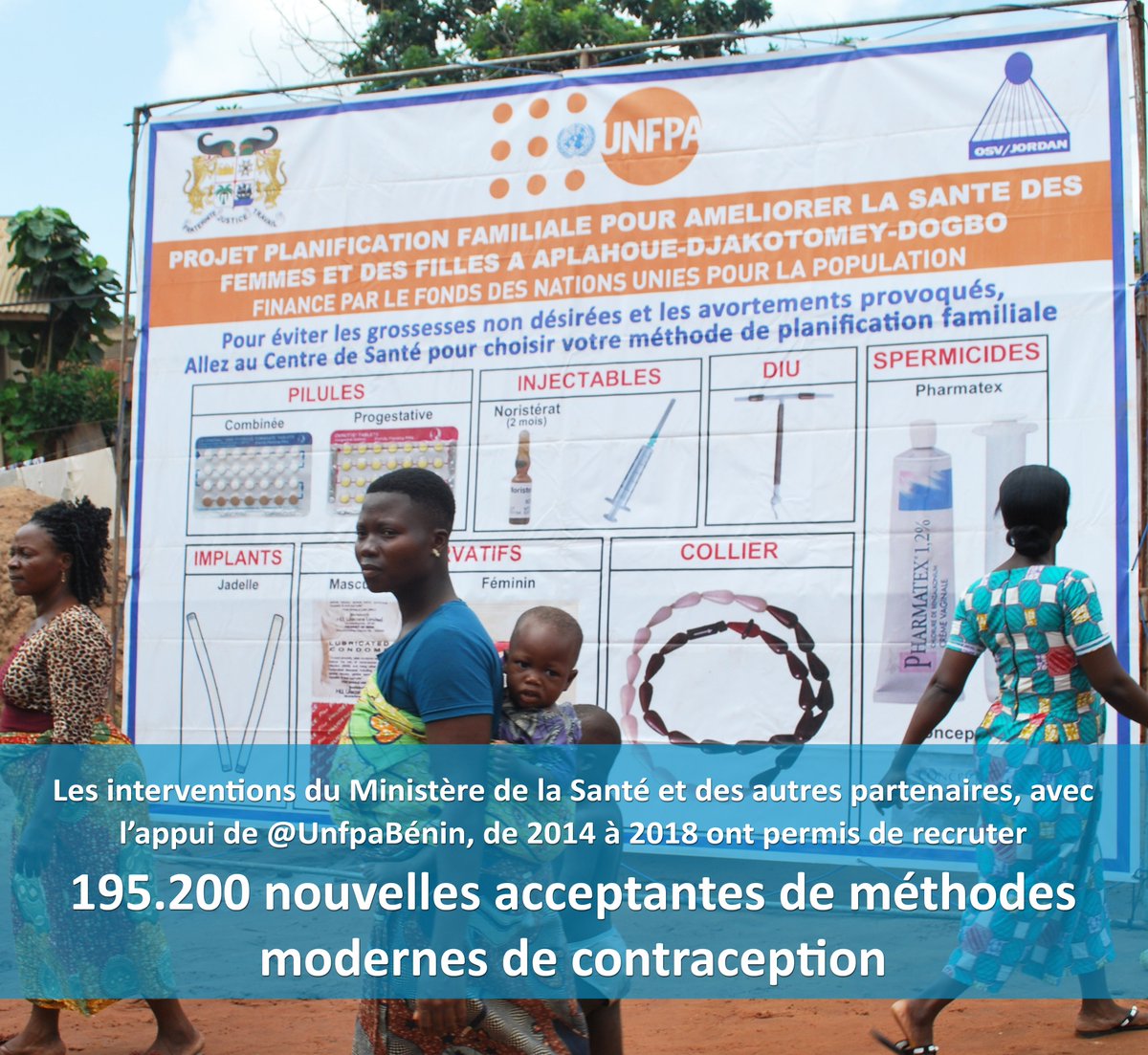 unfpa_benin's tweet photo. Le saviez-vous ? @unfpa_benin est engagé aux côtés du gouvernement dans la réduction des décès maternels #ZeroPreventableMaternalDeath #RHSupplies https://t.co/ZnkLpQw4ZW