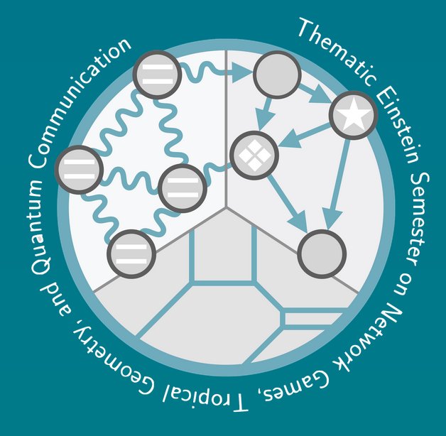 jenseisert's tweet photo. An interdisciplinary thematic semester on #Networkgames, #Tropicalgeometry, and #quantumcommunication in Berlin as part of a new Excellence Cluster. Apply here: https://t.co/SJczLi0kn3 https://t.co/6GyZTV2EFl