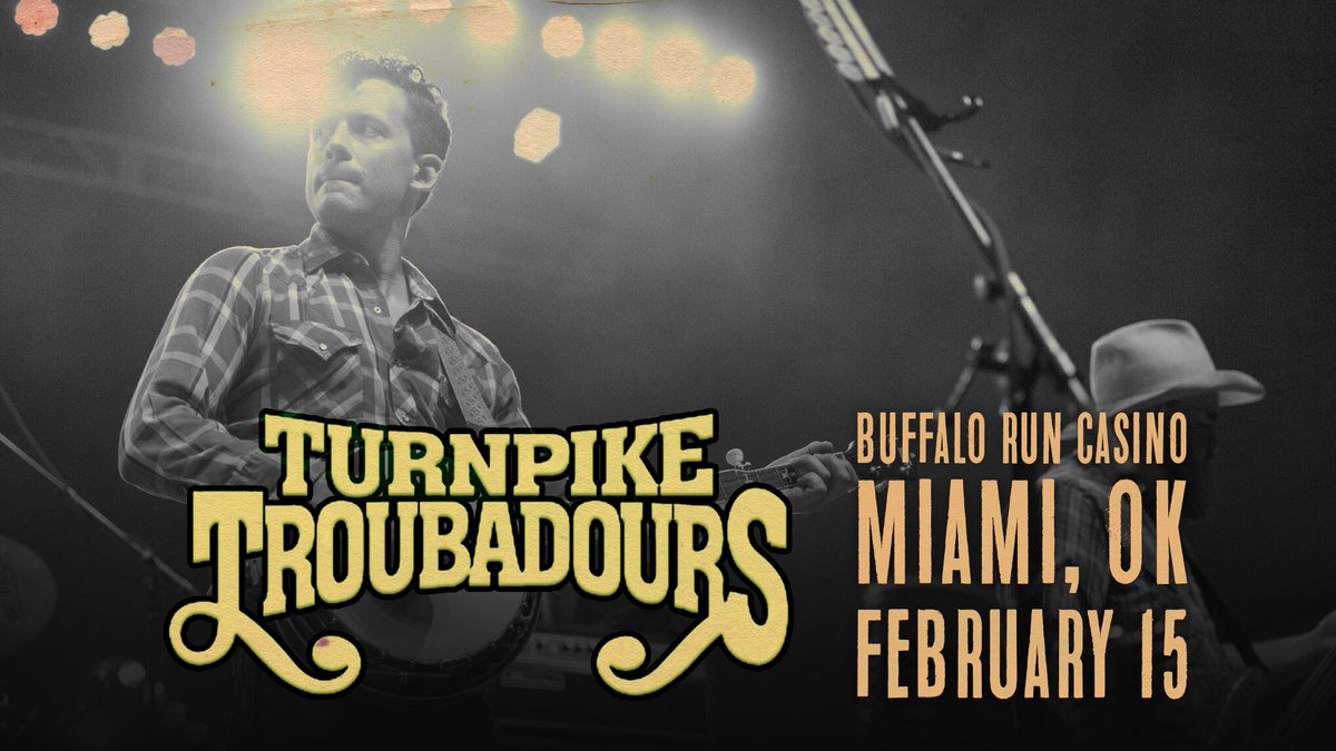 Oklahoma! Take a gamble and RT to win a pair of tickets to our show in Miami on Feb. 15 at the <a href="/BuffaloRun/">Buffalo Run Casino & Resort</a>!