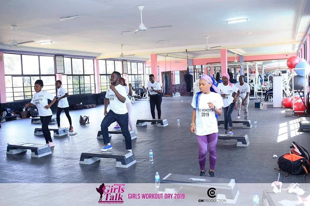 GirlsTalkOrg's tweet photo. #GWD19 Gym Workout Session. Some amazing aerobics dance with Margaret Forster and simple workout techniques.
#GWD19
#HealthIsWealth https://t.co/auoNHUTlC6