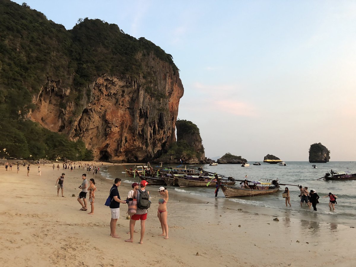 jeffjsmith_mpca's tweet photo. Southern Thailand!  Can you picture it ? Leo D. went for a swim at “The “Beach” and (for the older crowd) Bond had a run in with Nick-Nack. Yep. That’s the place.  Anyway, the movies and pics just don’t do it justice... https://t.co/EncwA6ZnTO