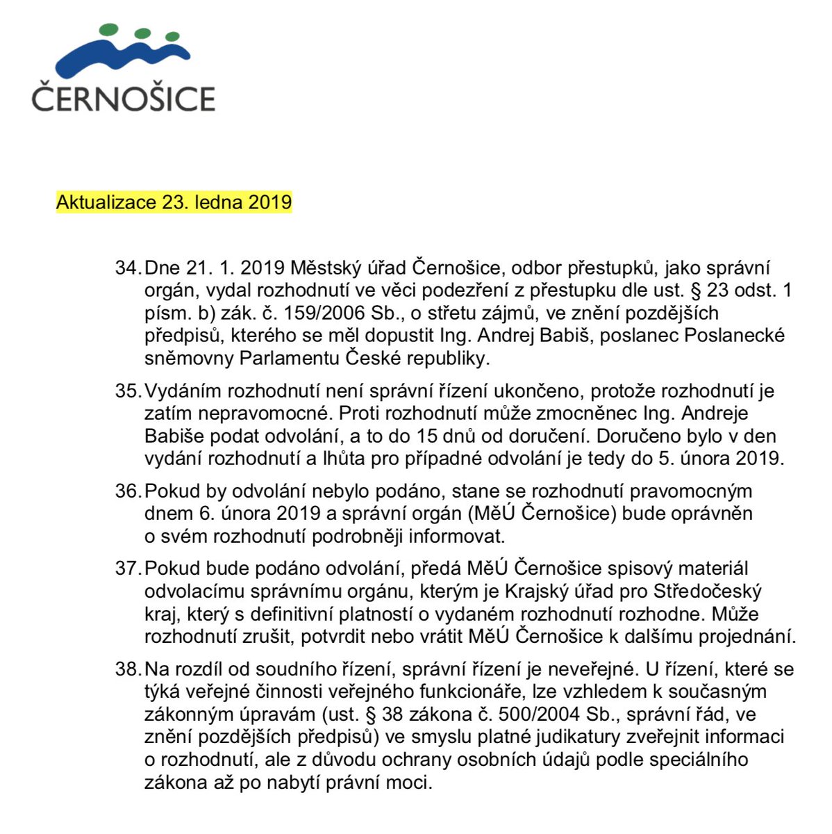 „Nechápu, jak úředníci, kteří řeší dopravní přestupky, můžou rozhodovat o tak složitém právním problému." 
On to tak složité není….
bit.ly/2Wc3D8l