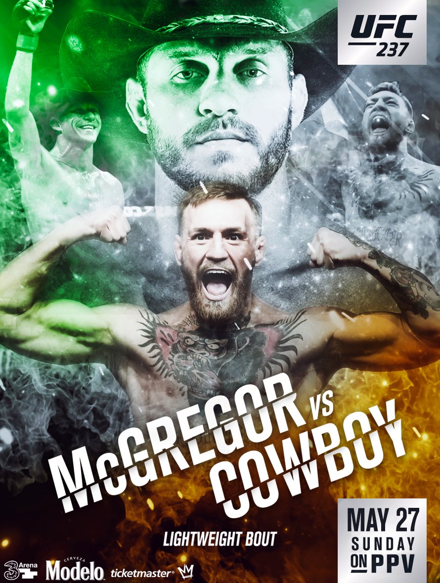Image result for cowboy vs mcgregor poster