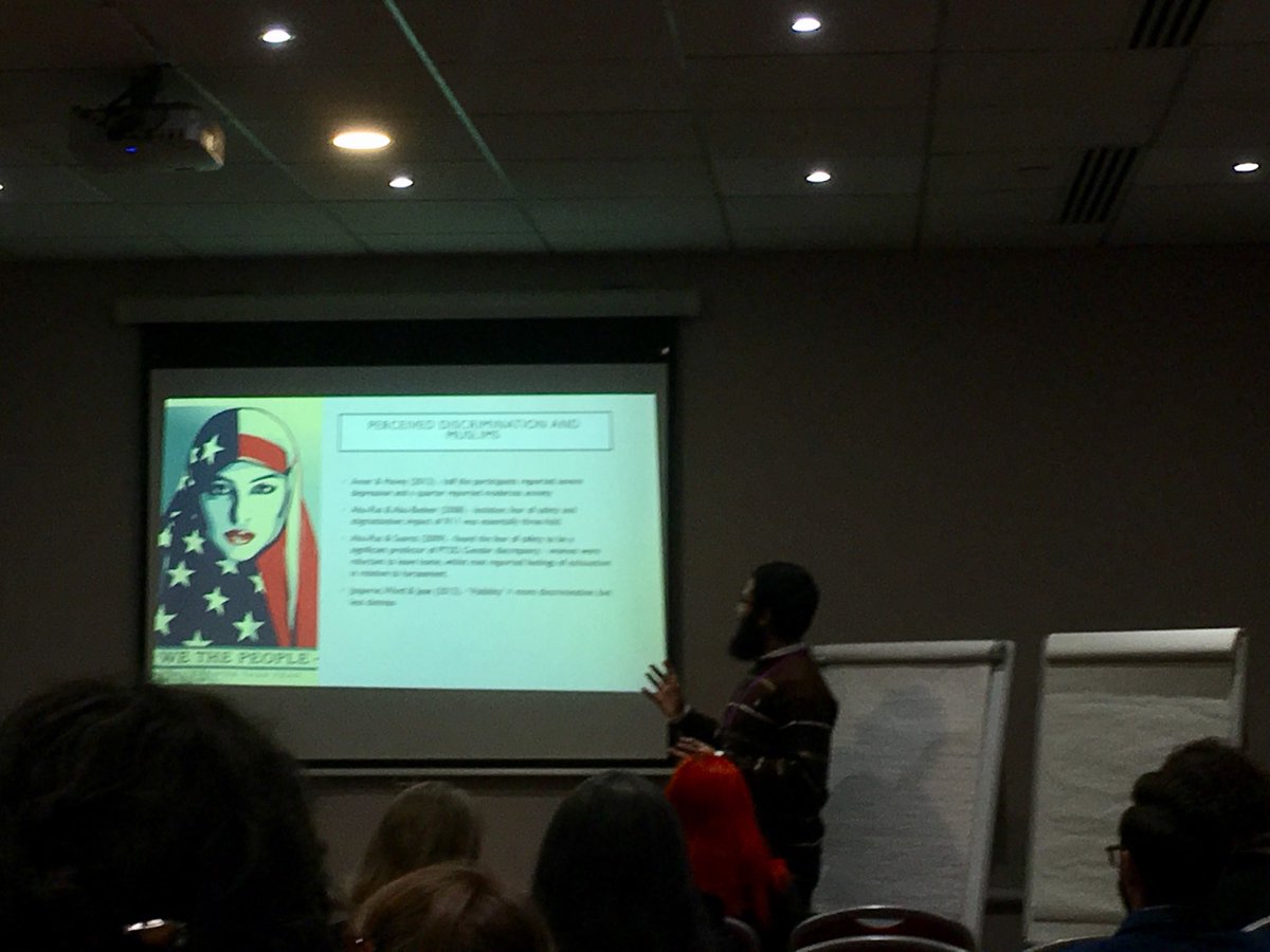 Discrimination against Muslims.  Frightening statistics and fascinating research #dcpconf