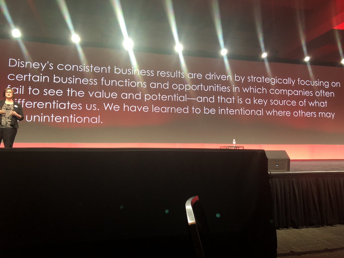 Consistent Bisiness Results the Disney way. Be Intentional where others may be Unintentional. #AvayaENGAGE