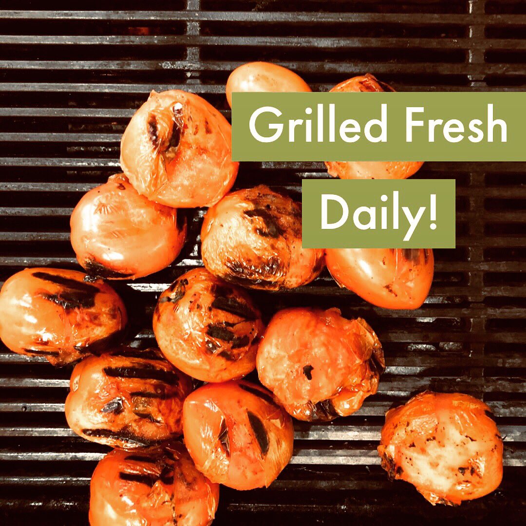 . Everyone is grilled daily on #CapitolHill including tomatoes for our fresh chiltimate!  🍅🍅🍅💃💃💃