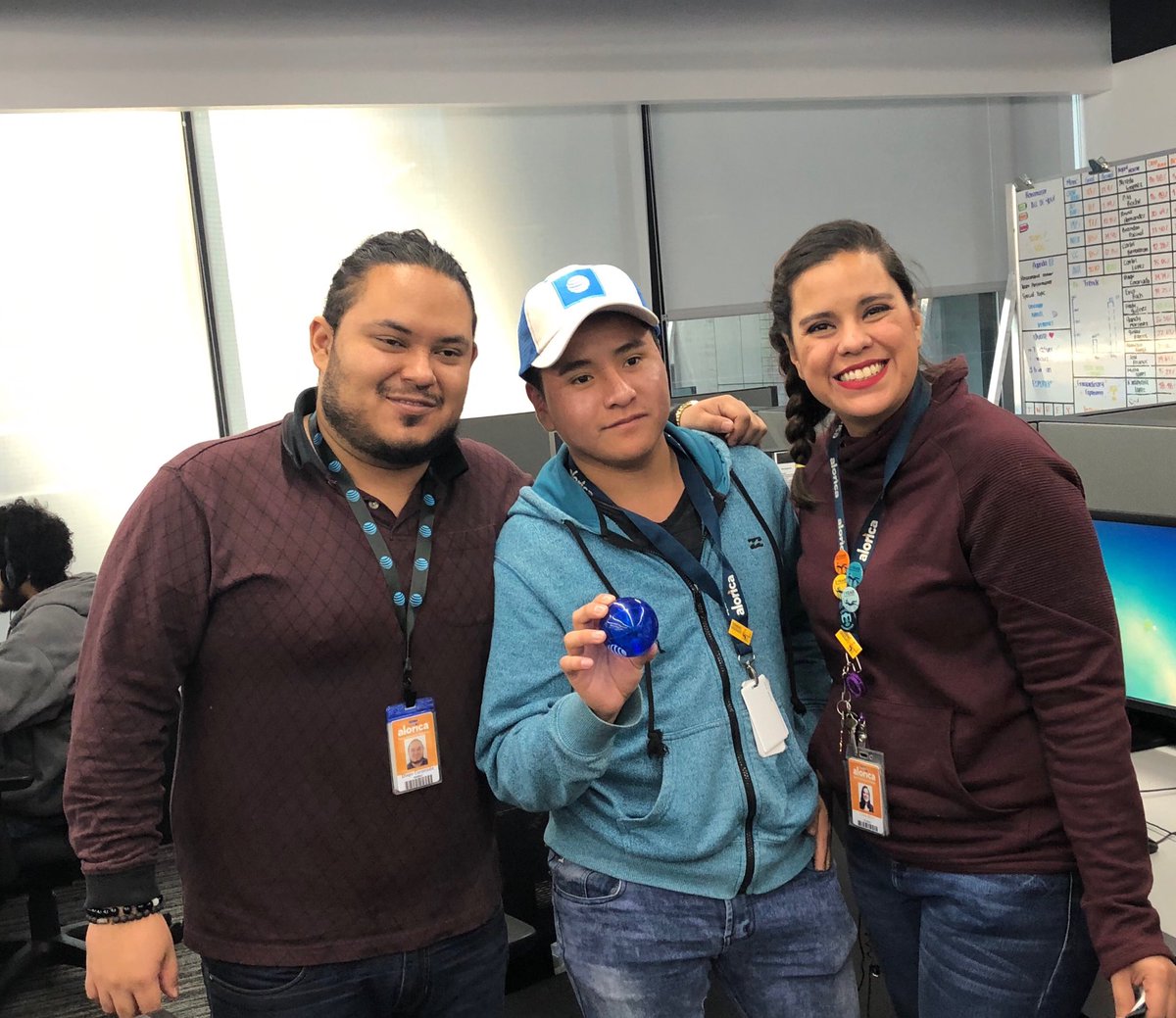 Celebrating bundle sales w Alorica Guatemala leaders!!