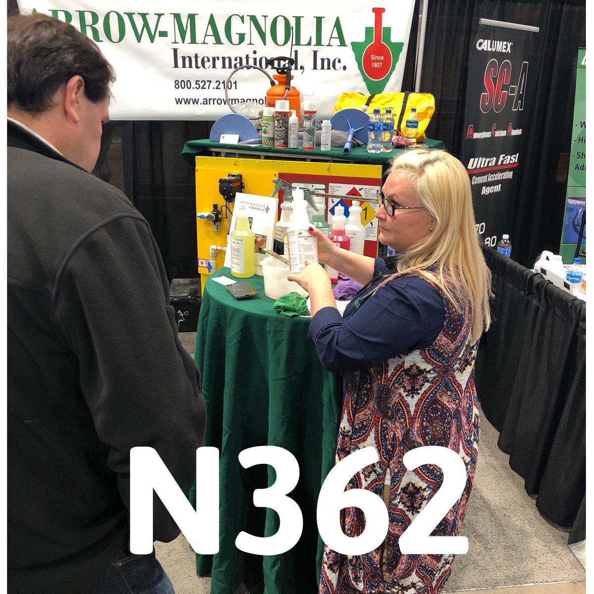 Come to booth N362 and visit <a href="/ArrowMagnolia/">Arrow-Magnolia</a>  &amp; the Degreaser Lady!  <a href="/WorldofConcrete/">World of Concrete</a>
