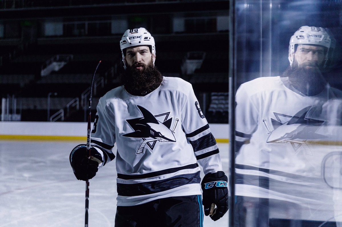 SanJoseSharks's tweet image. As clean as a fresh sheet of ice. 

These jerseys are now available at the newly reopened Sharks Store at @SAPCenter! 

@Burnzie88 x @adidashockey