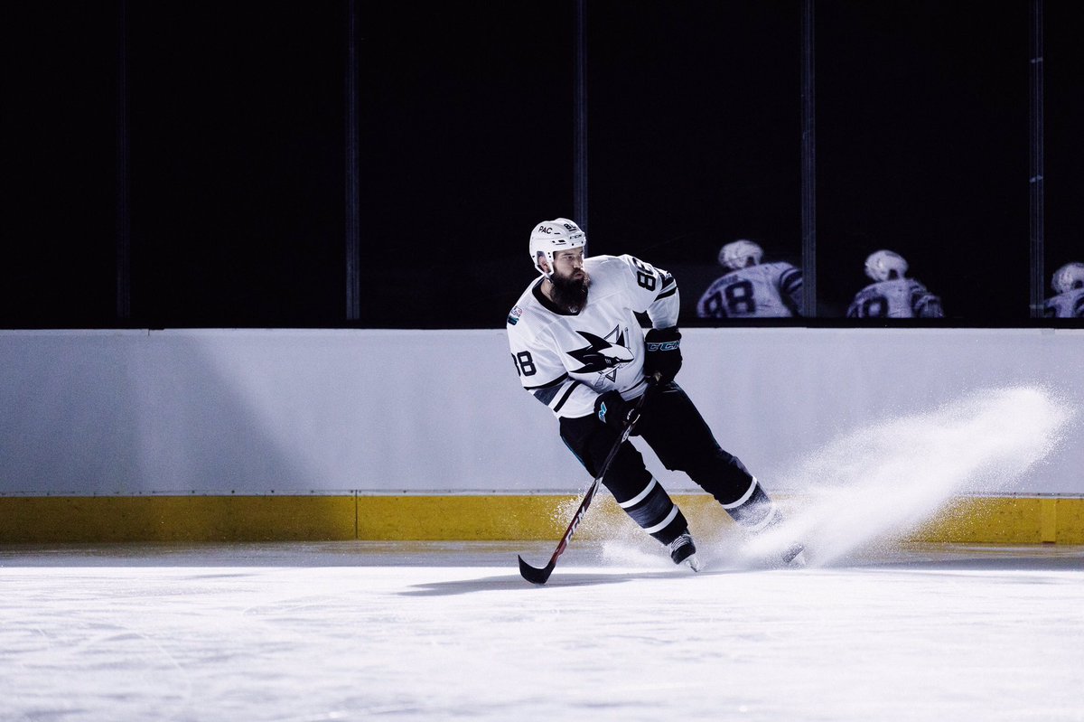SanJoseSharks's tweet image. As clean as a fresh sheet of ice. 

These jerseys are now available at the newly reopened Sharks Store at @SAPCenter! 

@Burnzie88 x @adidashockey