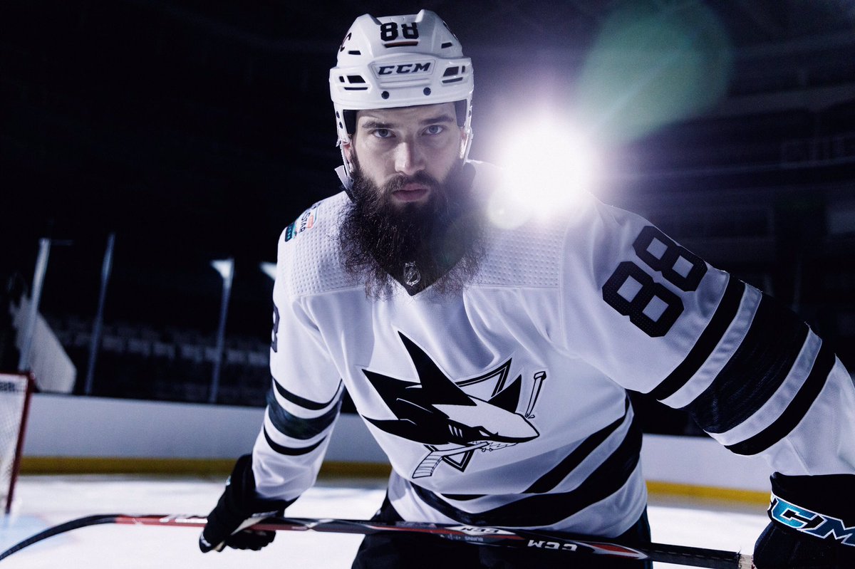 SanJoseSharks's tweet image. As clean as a fresh sheet of ice. 

These jerseys are now available at the newly reopened Sharks Store at @SAPCenter! 

@Burnzie88 x @adidashockey