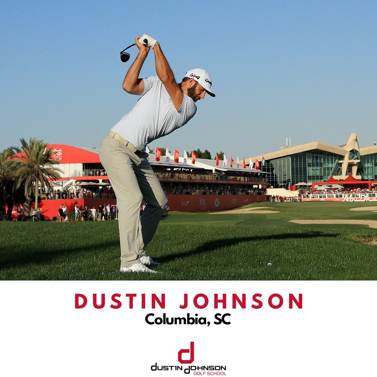 Dustin Johnson Golf School tweet media