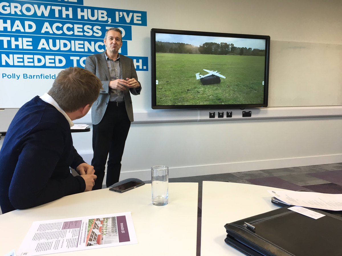 I learned so much today at the Evolution of Drones event held @thegrowthhubbiz organised by @GFirstLEP and @DroneControl some photos of indoor drone flying with @KevanBlackadder and the presenters! #glosbiz #growth #drone #futurism