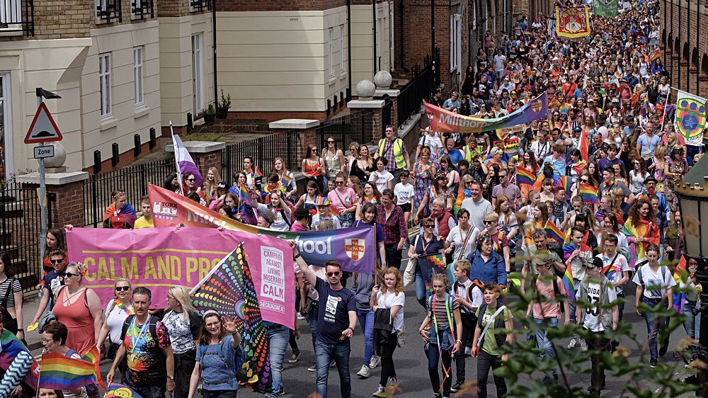 YorkPride's tweet photo. Are you from an organisation, charity or group who’d like to take part in this year’s #YorkPride Parade on Saturday 8 June 2019?

Applications for groups are now open at https://t.co/9cMTgKRWE0 https://t.co/fWLNcyVw5u