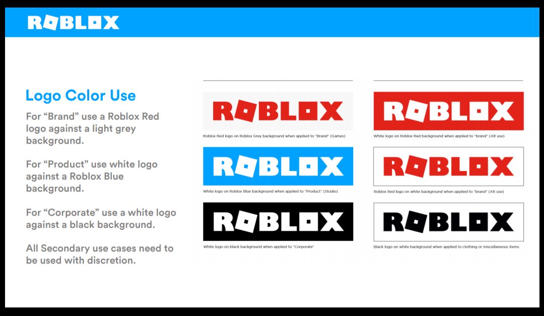 Bloxy News On Twitter And Lastly The Main Roblox Logo The Red Is Still In Use For The Main Game Itself But The Black Is For Their Corporate Side Of Things Https T Co 0tkqrygxkr - how large is a roblox game logo