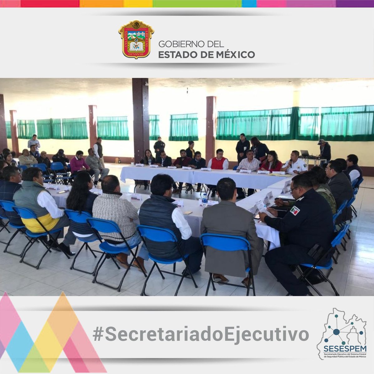 SecretariadoGEM's tweet photo. #SESESPEMInforma
En el marco de la I Sesión Ordinaria del Consejo Municipal de Seguridad Pública San Antonio la Isla se solicitó llevar a cabo la instalación de la Comisión de Prevención del Delito. https://t.co/UW4ciVC31Z