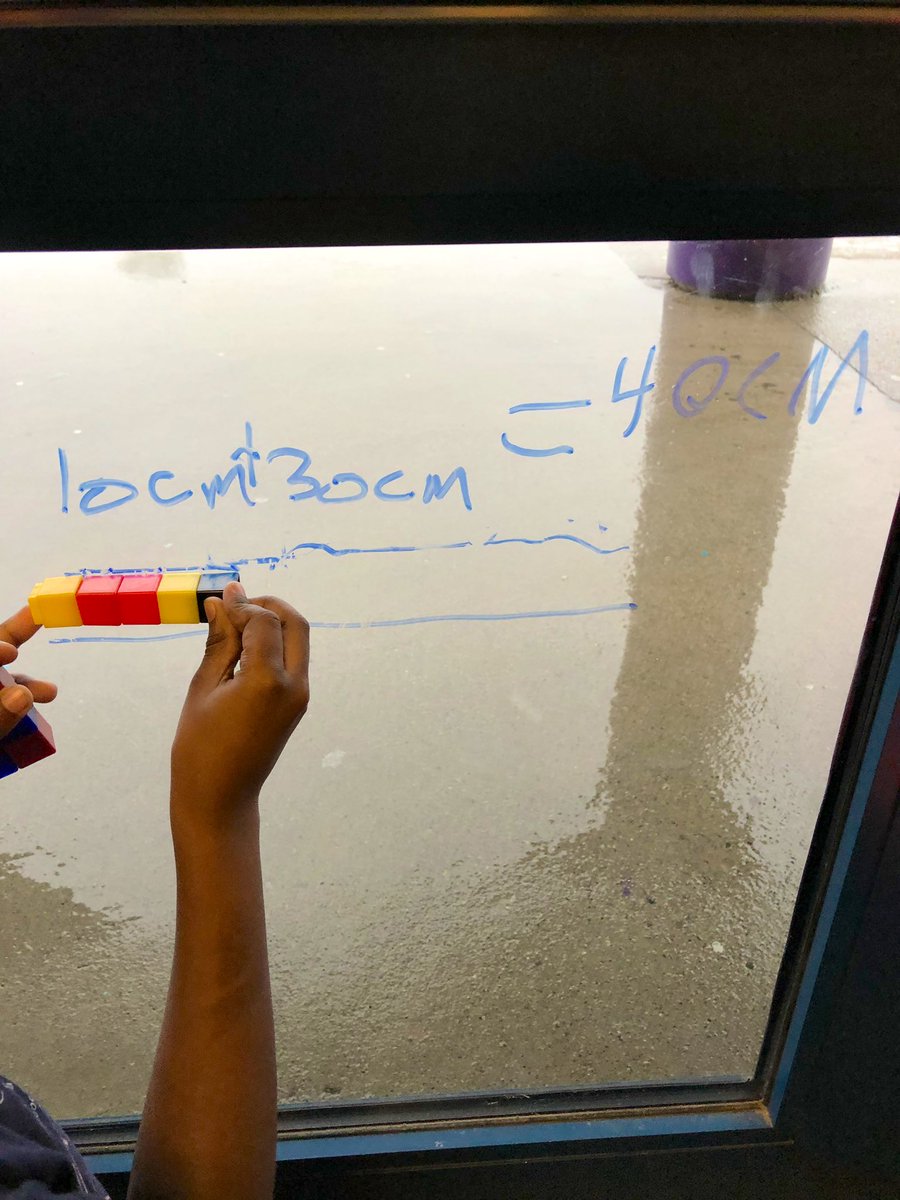 MrsKaraMartone's tweet image. On a rainy January day, we decided to move our math lesson to the hallway where we used windows as vertical, non-permanent surfaces🌧 @WilfridJuryPS @TVDSBmath @TVDSB #verticalsurface #concrete #measurement #mathisfun #handsonlearning
