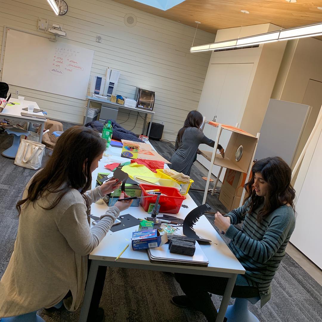 lyleengineering's tweet photo. The @MakerEdSMU is influencing the STEM educational experience with the @Lightinglamps school that involves shadow puppets and story making! #SMU #LyleEngineering #MakerEd #MakerEducation https://t.co/9PFsmCZWpD