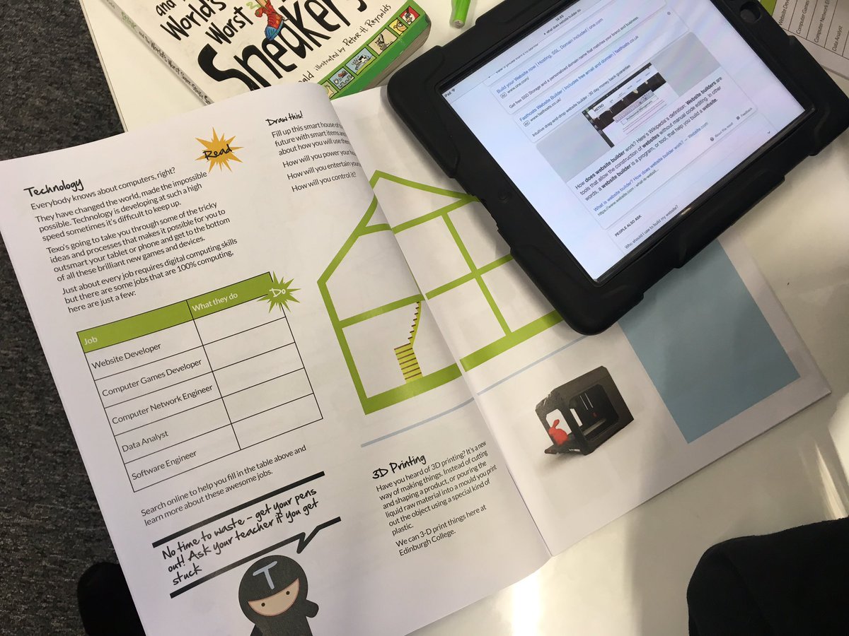 lasswadeps's tweet photo. P7 having been focusing on the βTβ for Technology in STEM today. They used technology to research jobs specialising in technology and designed houses of the future filled with advances in technology! #CuriousKevins #AlltheTechnology https://t.co/XycDFmckW5