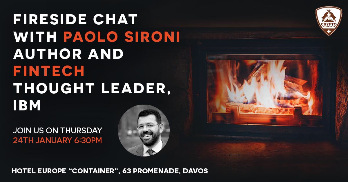 👊 Thursday 24th <a href="/Davos/">World Economic Forum</a> goes full steam #transparency and #blockchain at Promenade 61

📚 my new book signing hosted by <a href="/CaspianWeek/">CaspianWeekDavos</a> 5:30-6:00pm
 .... followed by
🗣 fireside chat with <a href="/UrsBolt/">Urs Bolt 🇨🇭🇵🇭</a> hosted  <a href="/CryptoMountainR/">CRYPTO MOUNTAIN DAVOS 2026</a> 6:30pm

Join us to this double open event!