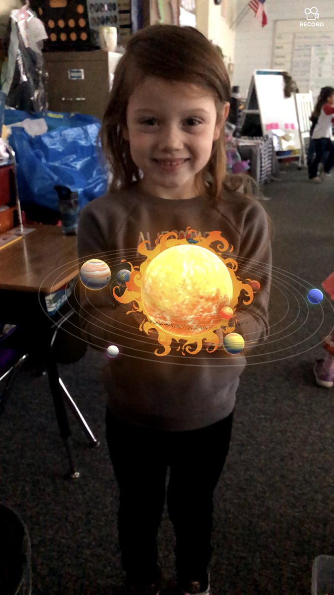 MathWithAudrey's tweet photo. Experiencing an AR solar system to bring science to life using @MergeVR @LariLiner @RISD_STEM4All @MsDavidson1913 #RISDconnects #MSTtribe #MSTgreatness #RISDgreatness #STEM https://t.co/0brr5LamHw