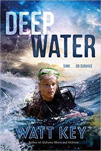 library_tms's tweet photo. This book is an amazing, adventurous novel that you HAVE to read! It's about a twelve year old named Julie who is leading a dive, but then gets lost. Julie and her partner have to find help and get back to their families.
-Brandy B.
#DeepWater
#WattKey https://t.co/2ANxqb8L1a