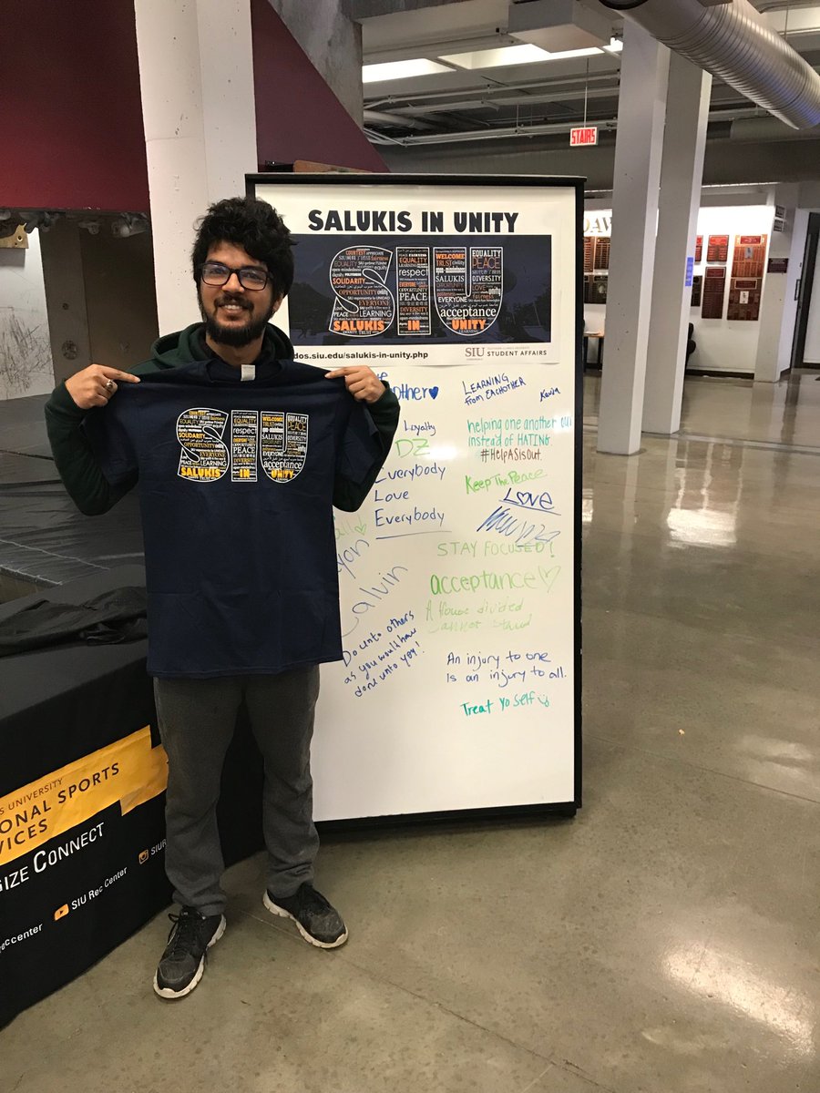CorneProz's tweet photo. #salukisinunity @SIURecCenter https://t.co/5UjljhhyAs