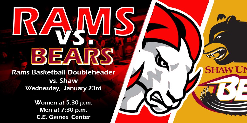 WSSU_Athletics's tweet photo. Support your Rams tonight as we host the Bears of Shaw University!! We are asking all Ram fans to wear pink! Also, we will be introducing our 2019 Spring Sports teams in between games. Tip off is at 5:30 and 7:30 pm!
#WeSeeRed | #PinkGame | #WSSUBasketball https://t.co/ZPsmjdC4Zp