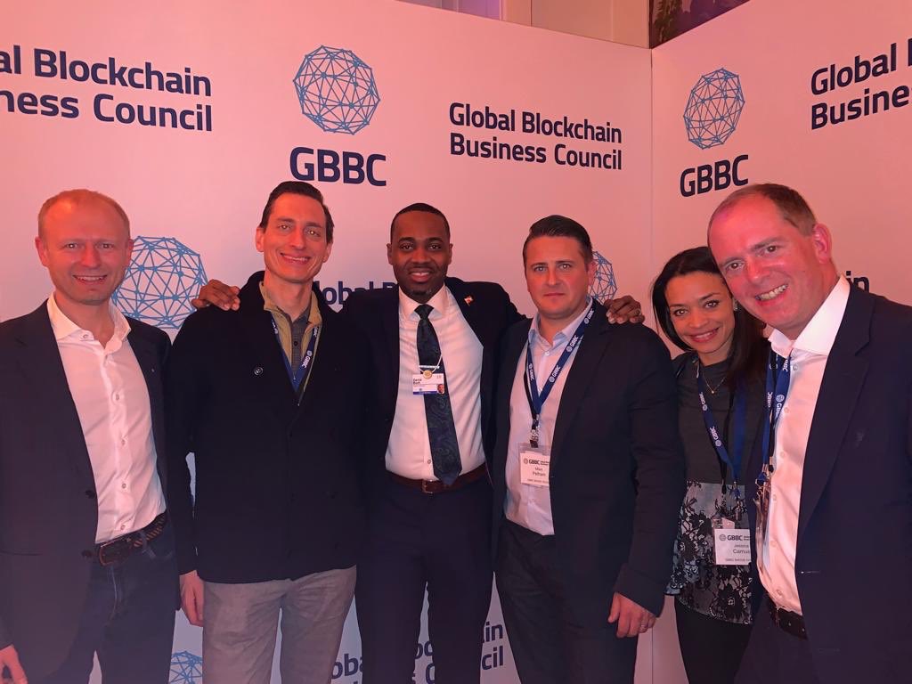 Talking tech innovation at #GBBCDavos dinner with @valeryvavilov, @BlickMark @DavidBurtMP , Diginex Chairman Miles Pelham, @JessicaJCamus and @williamtp, @DiginexGlobal