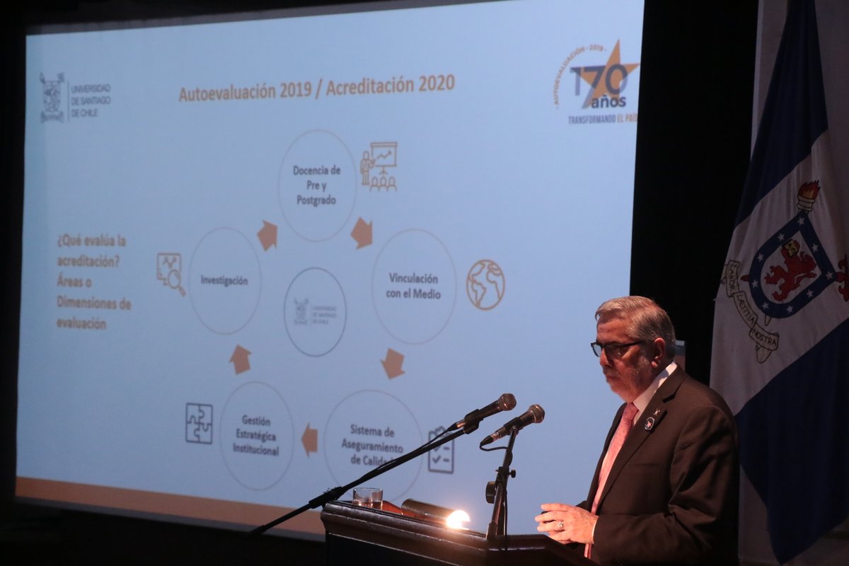 Rector <a href="/usach/">Universidad de Santiago de Chile</a>, Dr. Juan Manuel Zolezzi Cid, dio el comienzo oficial al Proceso de #AcreditaciónUsach 2020 con un potente llamado a la participación de toda la comunidad universitaria. #Excelencia USACH. #FelizMiercoles bit.ly/2FSRdMV
