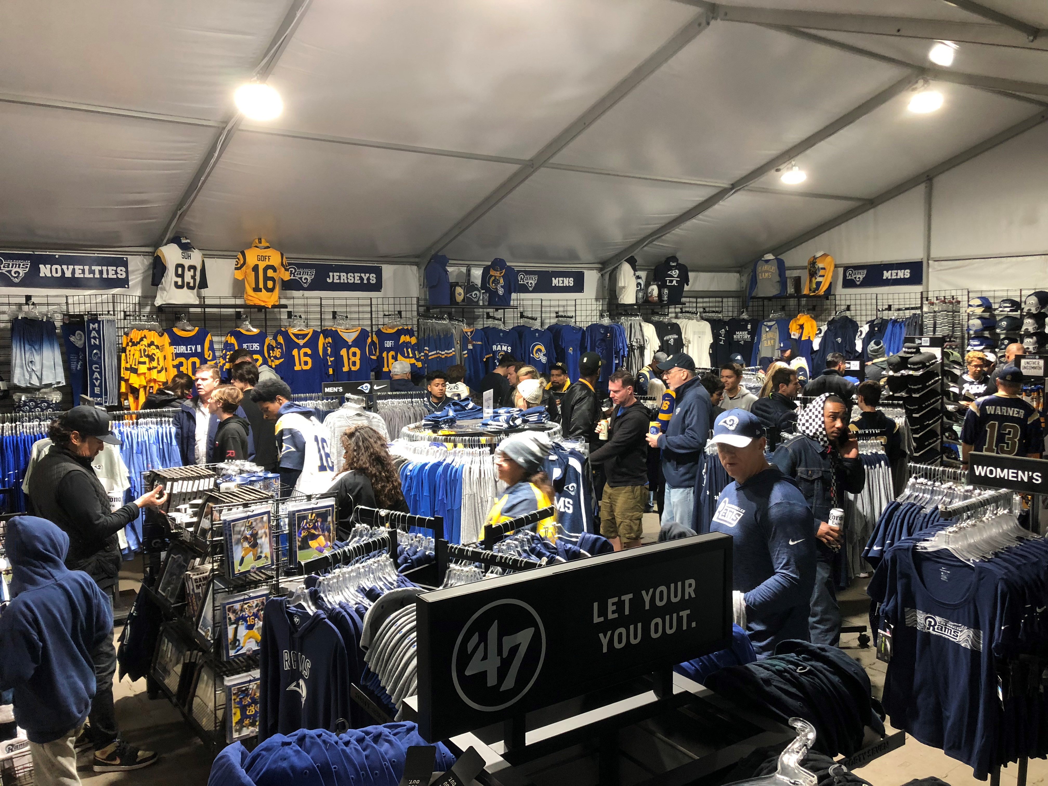 la rams team store