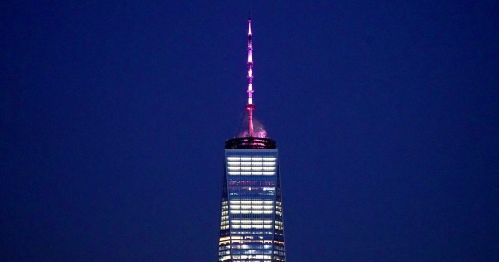 chuckwoolery's tweet image. World Trade Center Lights Up In Pink to Celebrate Late-Term Abortion Legalization bluntforcetruth.com/news/world-tra…