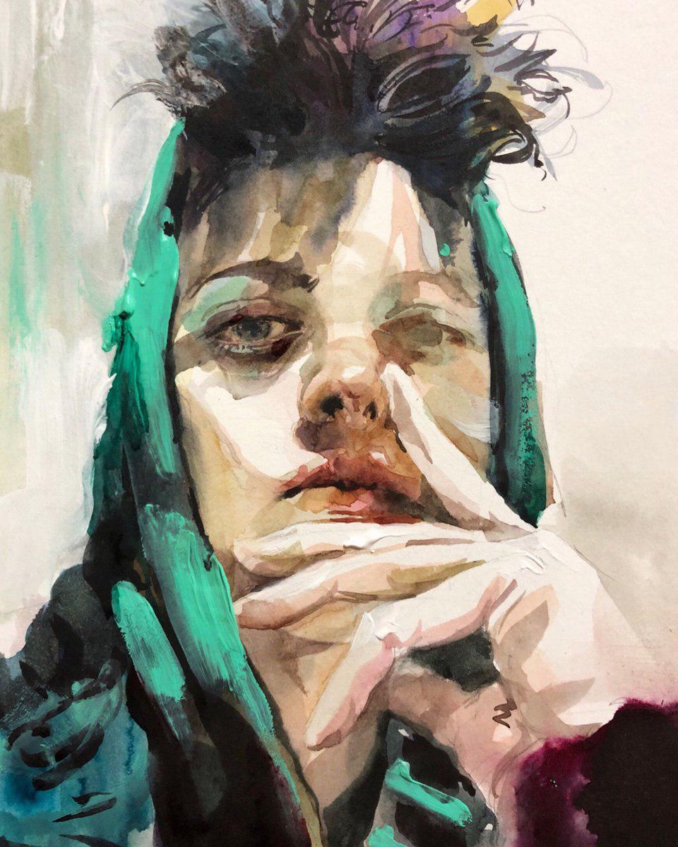dsgn_bear's tweet photo. Watercolor portraits
// by Byung Jun Ko 

#bear_illustration https://t.co/3wwfXFWbzO