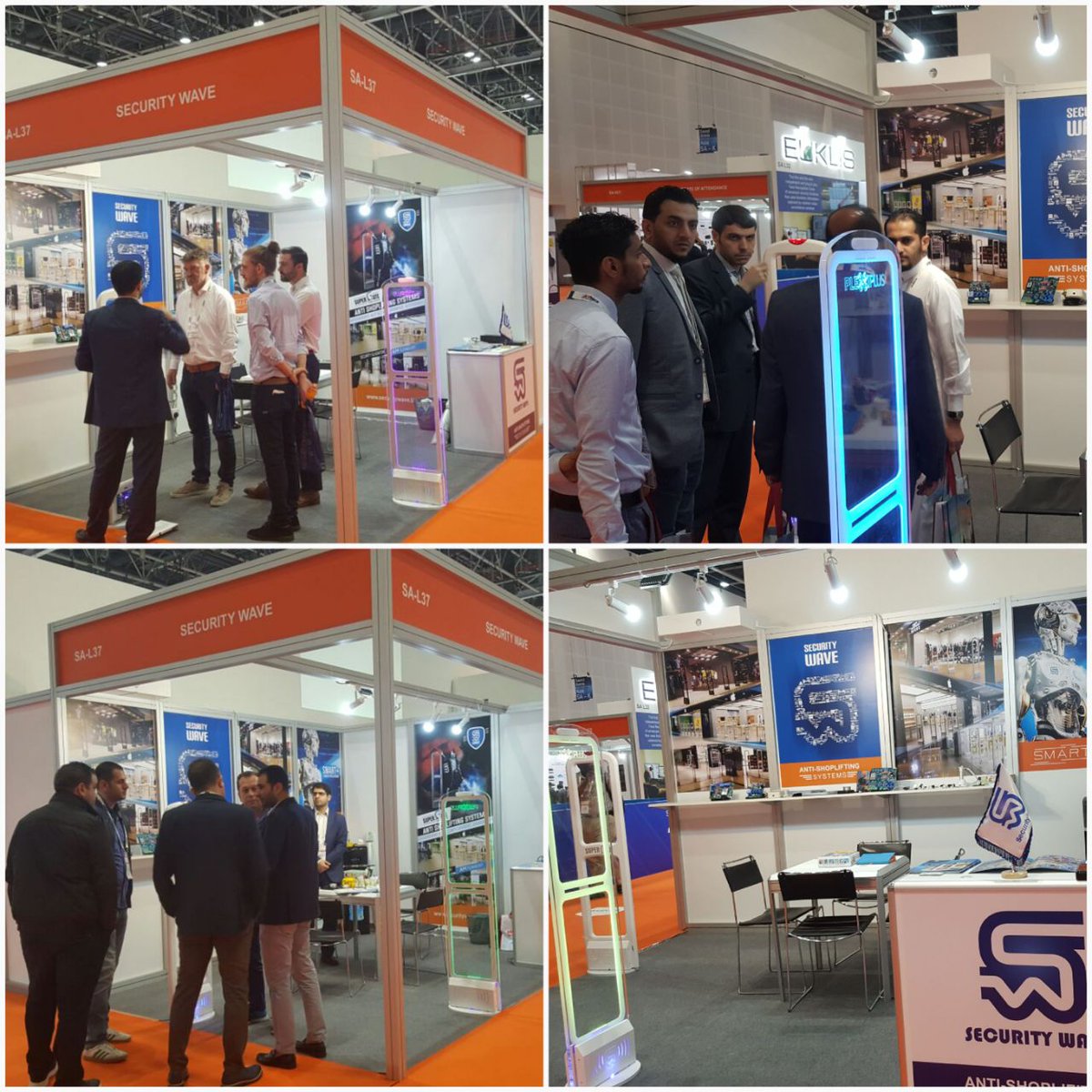 Security_Wave's tweet photo. #Intersec
#Dubai
#EAS
#Retail_Security
#Anti_Shoplifting
#Security_Wave
#Super_gate
#Plexi_Plus
#Smartech

Thanks all international visitors, visiting from Security Wave Stand in Intersec Exhibition in Dubai. 
We  keep innovating high quality products. https://t.co/uVeOh0yMgQ